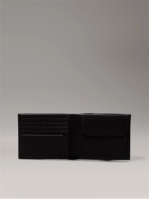 CK SMOOTH BIFOLD 5CC W/COIN CALVIN KLEIN | K50K512076/BEH